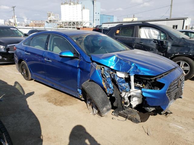 5NPE34AFXJH639966 - 2018 HYUNDAI SONATA SPORT BLUE photo 4