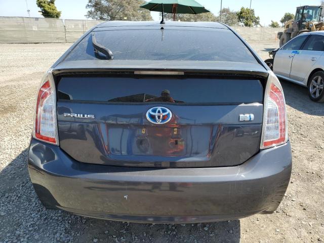 JTDKN3DU4E0375521 - 2014 TOYOTA PRIUS CHARCOAL photo 6