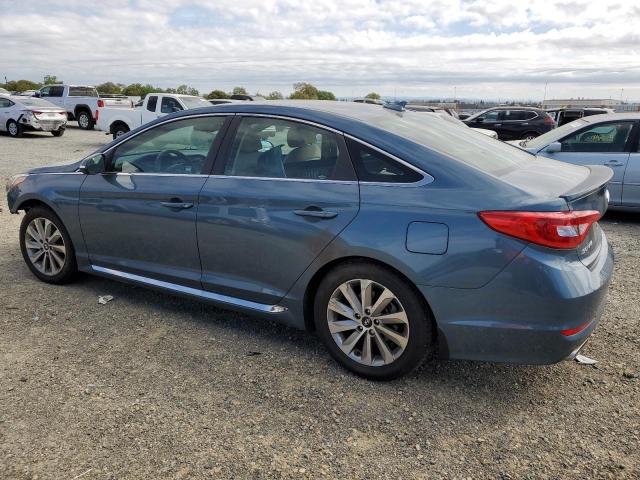 5NPE34AF6HH476906 - 2017 HYUNDAI SONATA SPORT BLUE photo 2