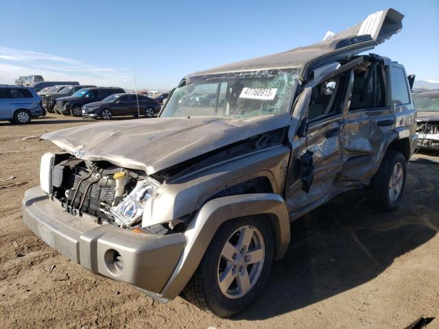 1J8HG48N06C288785 - 2006 JEEP COMMANDER GOLD photo 1