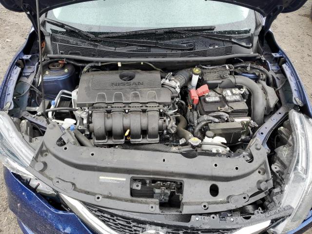 3N1AB7AP4JY231495 - 2018 NISSAN SENTRA S BLUE photo 11