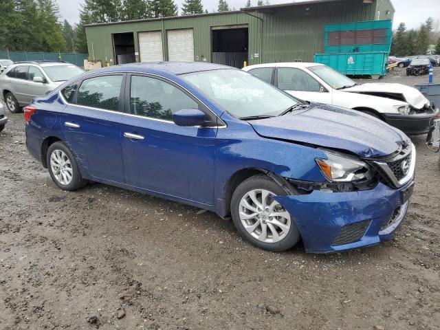 3N1AB7AP4JY231495 - 2018 NISSAN SENTRA S BLUE photo 4