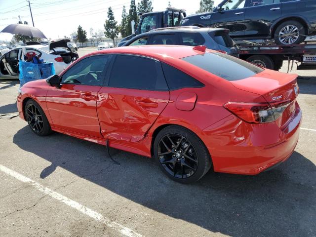 2HGFE2F50NH571583 - 2022 HONDA CIVIC SPORT 红色 照片 2