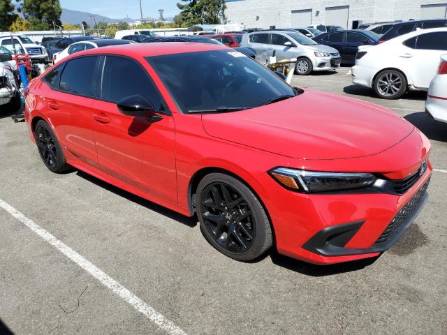 2HGFE2F50NH571583 - 2022 HONDA CIVIC SPORT 红色 照片 4