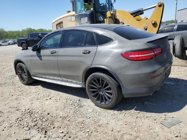 WDC0J4KB7JF350141 - 2018 MERCEDES-BENZ GLC COUPE 300 4MATIC GRAY photo 2