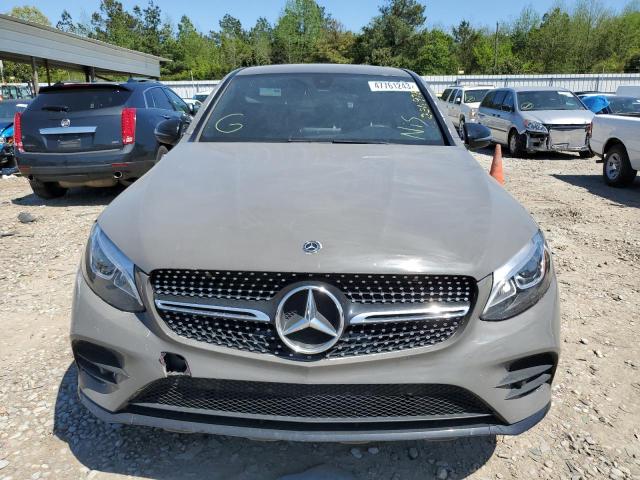 WDC0J4KB7JF350141 - 2018 MERCEDES-BENZ GLC COUPE 300 4MATIC GRAY photo 5