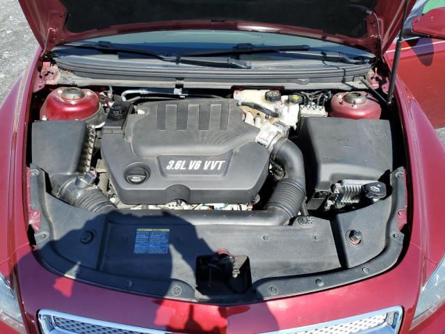 1G1ZE5E70AF115412 - 2010 CHEVROLET MALIBU LTZ წითელი ფოტო 11