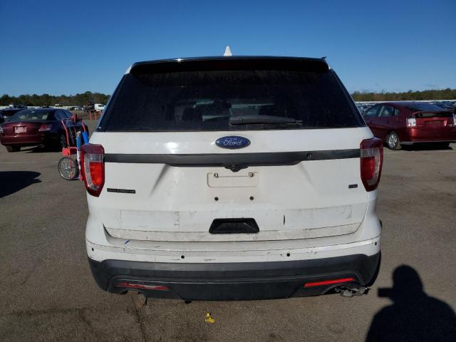 1FM5K8AR2GGB65086 - 2016 FORD EXPLORER POLICE INTERCEPTOR თეთრი ფოტო 6
