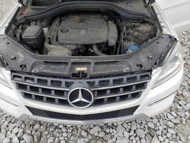 4JGDA5HBXFA521114 - 2015 MERCEDES-BENZ ML 350 4MATIC WHITE photo 12