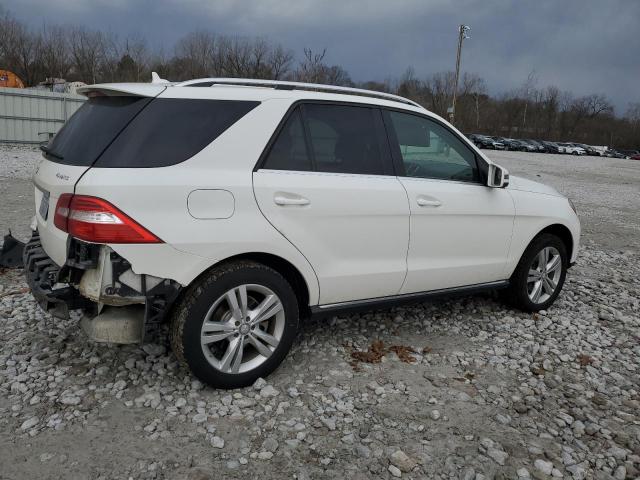 4JGDA5HBXFA521114 - 2015 MERCEDES-BENZ ML 350 4MATIC WHITE photo 3