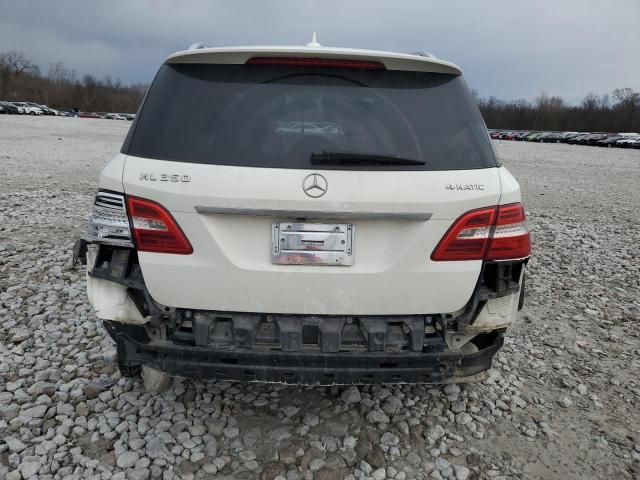 4JGDA5HBXFA521114 - 2015 MERCEDES-BENZ ML 350 4MATIC WHITE photo 6