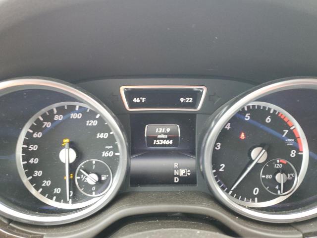 4JGDA5HBXFA521114 - 2015 MERCEDES-BENZ ML 350 4MATIC WHITE photo 9