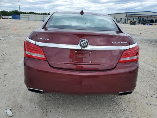 1G4GB5G38GF189425 - 2016 BUICK LACROSSE BURGUNDY photo 6