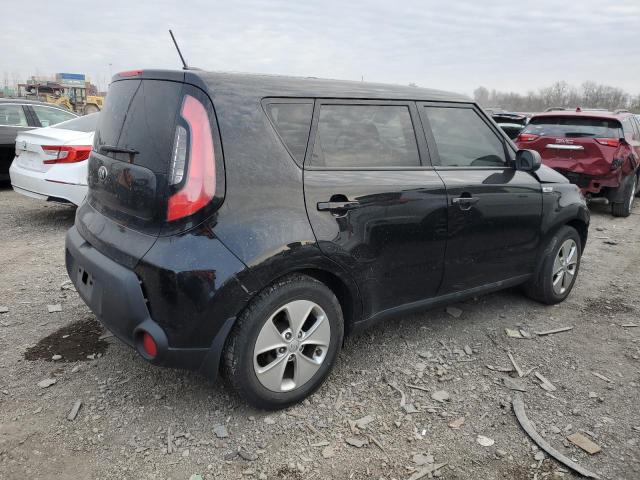 KNDJN2A20F7763718 - 2015 KIA SOUL BLACK photo 3