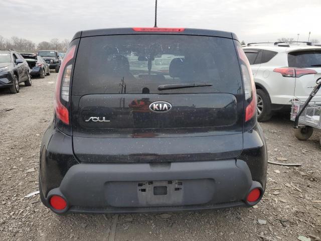 KNDJN2A20F7763718 - 2015 KIA SOUL BLACK photo 6