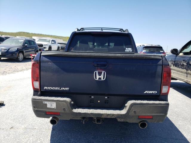 5FPYK3F7XNB010196 - 2022 HONDA RIDGELINE RTL BLUE photo 6