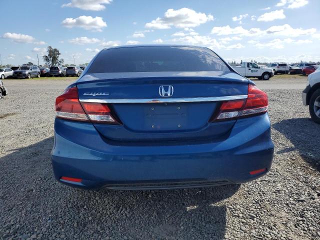 19XFB2F56FE281594 - 2015 HONDA CIVIC LX BLUE photo 6