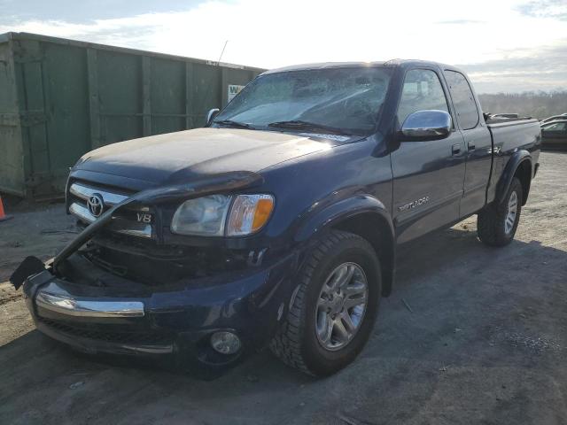 5TBBT44104S444162 - 2004 TOYOTA TUNDRA ACCESS CAB SR5 BLUE photo 1