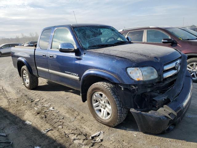 5TBBT44104S444162 - 2004 TOYOTA TUNDRA ACCESS CAB SR5 BLUE photo 4