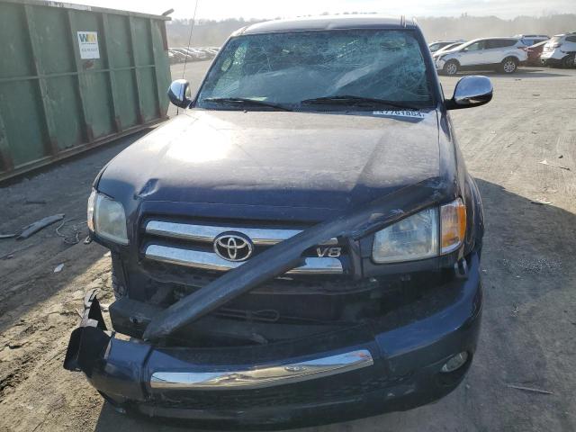 5TBBT44104S444162 - 2004 TOYOTA TUNDRA ACCESS CAB SR5 BLUE photo 5