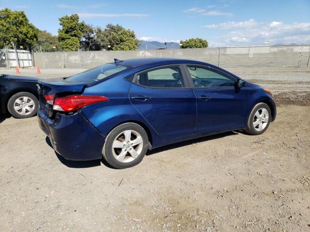 KMHDH4AE0DU568755 - 2013 HYUNDAI ELANTRA GLS BLUE photo 3