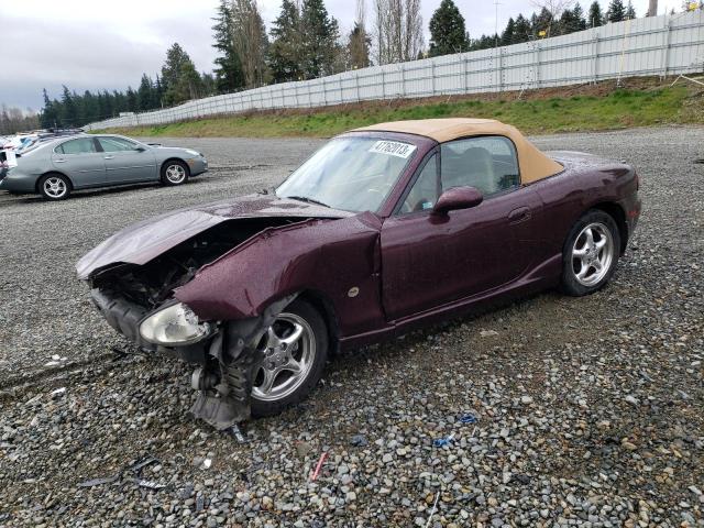 JM1NB3538Y0150163 - 2000 MAZDA MX-5 MIATA BASE PURPLE photo 1