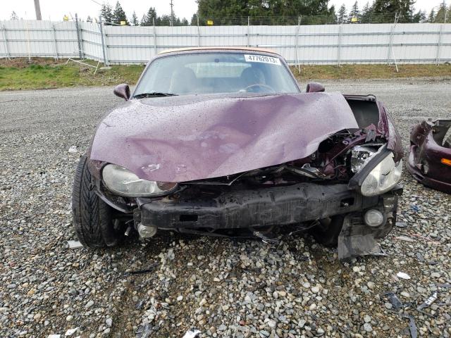JM1NB3538Y0150163 - 2000 MAZDA MX-5 MIATA BASE PURPLE photo 5