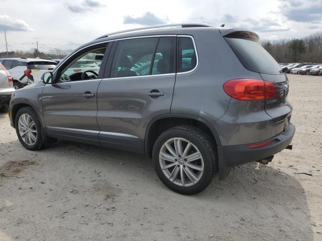 WVGBV3AX9EW625455 - 2014 VOLKSWAGEN TIGUAN S GRAY photo 2