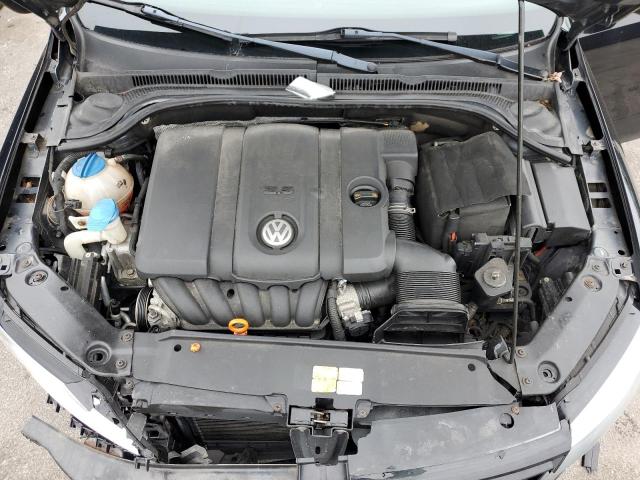 3VWDZ7AJ9BM004102 - 2011 VOLKSWAGEN JETTA SE BLACK photo 11