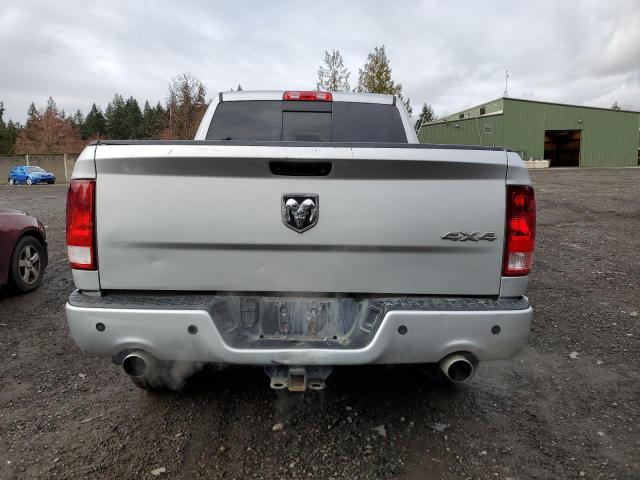 1C6RD7MT7CS122962 - 2012 DODGE RAM 1500 SPORT SILVER photo 6