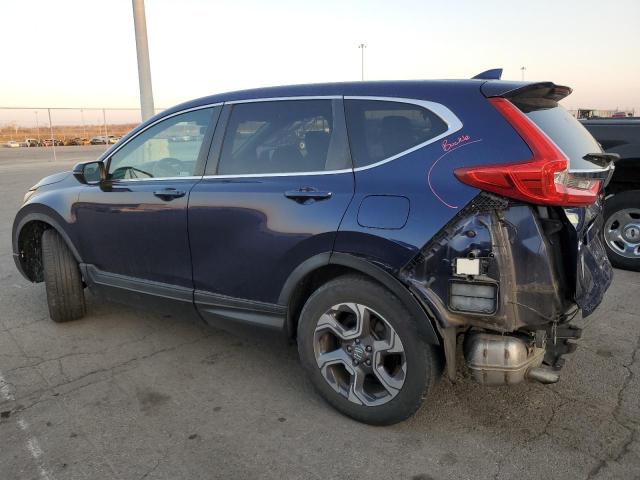7FARW2H59JE003231 - 2018 HONDA CR-V EX BLUE photo 2