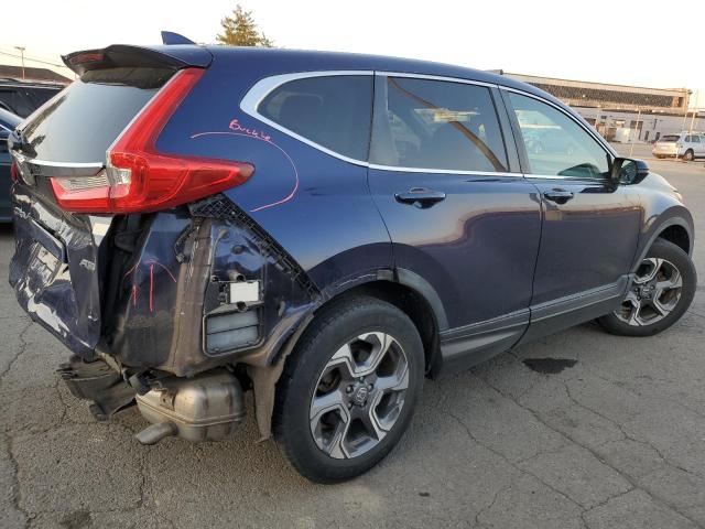 7FARW2H59JE003231 - 2018 HONDA CR-V EX BLUE photo 3
