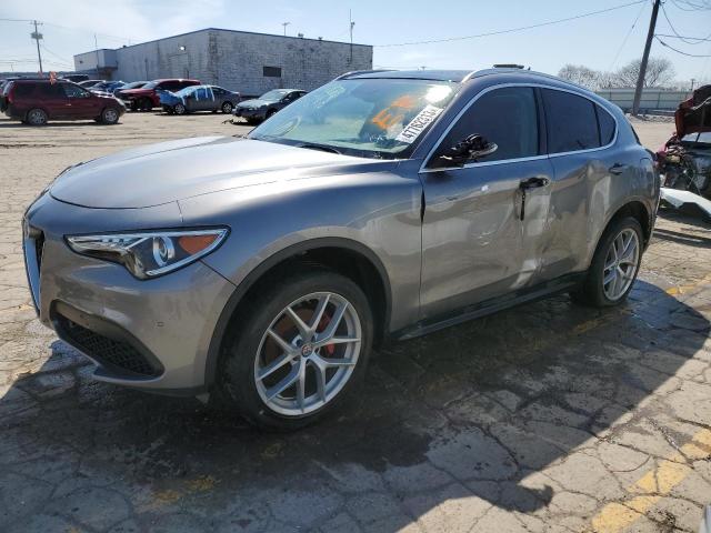 ZASPAKBN8K7C29527 - 2019 ALFA ROMEO STELVIO TI GRAY photo 1