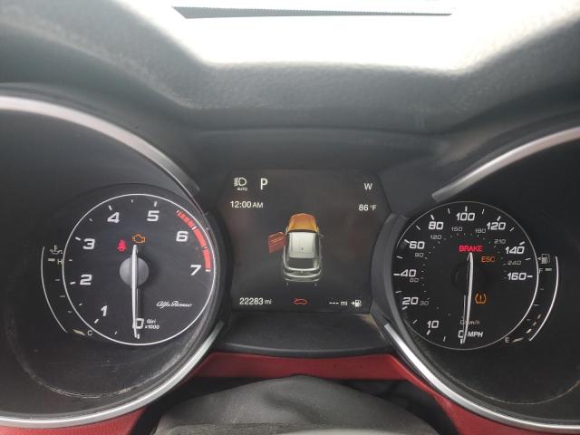 ZASPAKBN8K7C29527 - 2019 ALFA ROMEO STELVIO TI GRAY photo 9