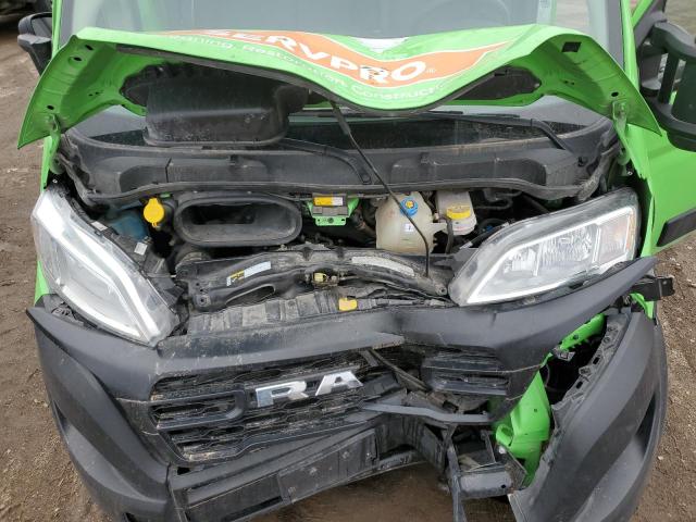 3C6MRVJG2PE507135 - 2023 RAM PROMASTER 3500 HIGH მწვანე ფოტო 12