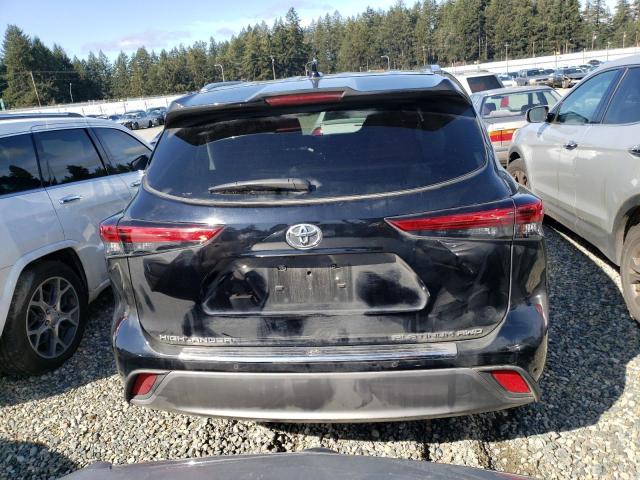 5TDFZRBH3MS133443 - 2021 TOYOTA HIGHLANDER PLATINUM BLACK photo 6