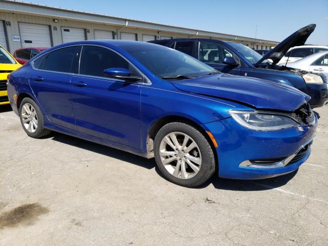 1C3CCCAB7FN546011 - 2015 CHRYSLER 200 LIMITED BLUE photo 4