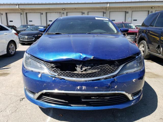 1C3CCCAB7FN546011 - 2015 CHRYSLER 200 LIMITED BLUE photo 5