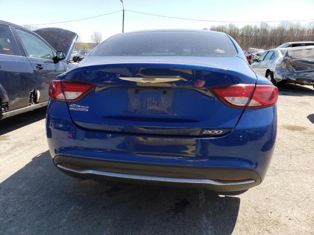 1C3CCCAB7FN546011 - 2015 CHRYSLER 200 LIMITED BLUE photo 6