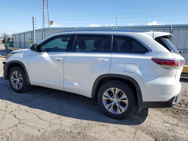 5TDJKRFH1FS111906 - 2015 TOYOTA HIGHLANDER XLE WHITE photo 2
