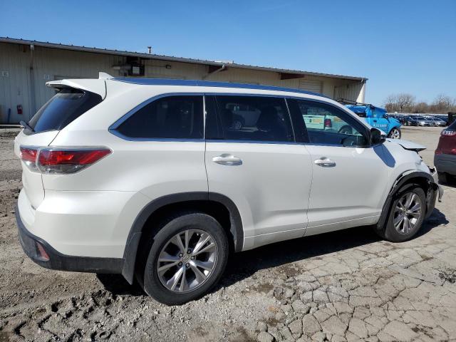 5TDJKRFH1FS111906 - 2015 TOYOTA HIGHLANDER XLE WHITE photo 3