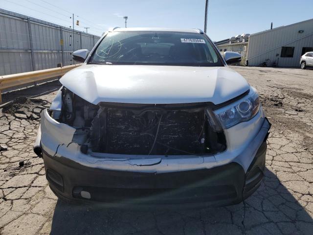 5TDJKRFH1FS111906 - 2015 TOYOTA HIGHLANDER XLE WHITE photo 5