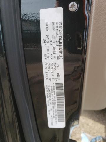 2C4RC1BGXER257064 - 2014 CHRYSLER TOWN & COU TOURING შავი ფოტო 13