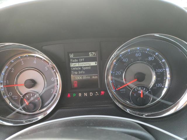 2C4RC1BGXER257064 - 2014 CHRYSLER TOWN & COU TOURING შავი ფოტო 9