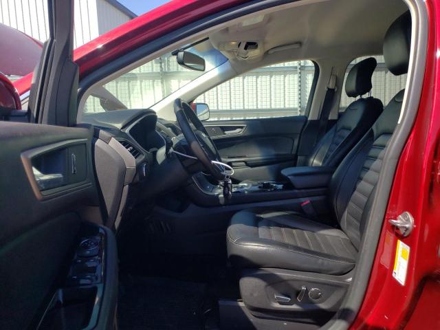 2FMTK3J84FBB02112 - 2015 FORD EDGE SEL RED photo 7