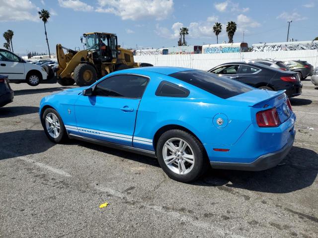 1ZVBP8AN0A5115213 - 2010 FORD MUSTANG BLUE photo 2