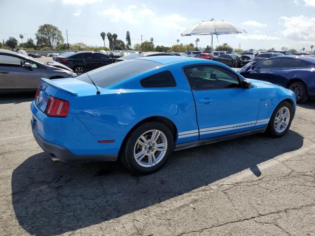 1ZVBP8AN0A5115213 - 2010 FORD MUSTANG BLUE photo 3