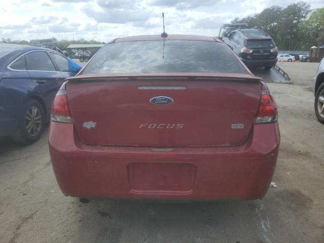 1FAHP3GN7BW184859 - 2011 FORD FOCUS SES RED photo 6