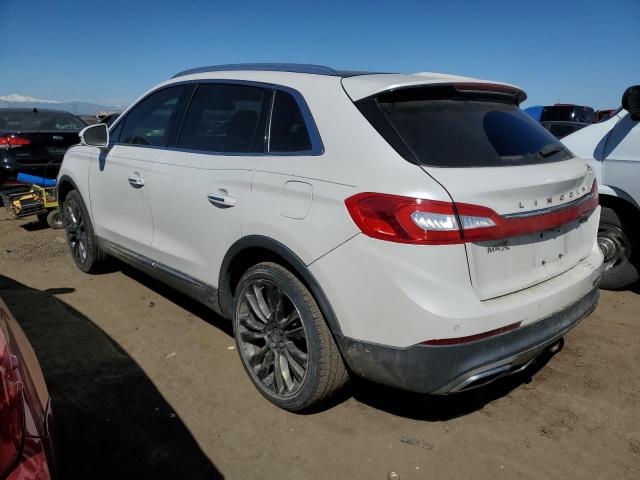 2LMTJ8LPXGBL52870 - 2016 LINCOLN MKX RESERVE Blanc photo 2