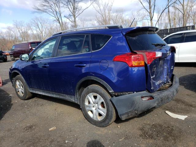 2T3BFREV5FW363236 - 2015 TOYOTA RAV4 LE BLUE photo 2